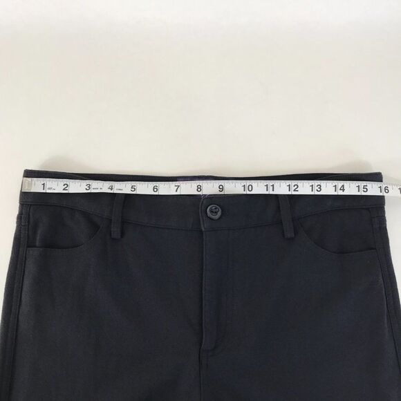 NYDJ Straight Leg Dress Pants Women's Size 10 Petite Gray Stretch Knit Mid Rise - Picture 7 of 14